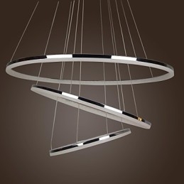 70W Modern Och Modern, Elektropläterad Metall Taklampa I Ministil