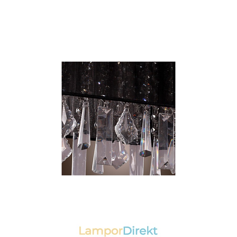 Modern Contemporary Island Crystal Other Metal Pendellampa
