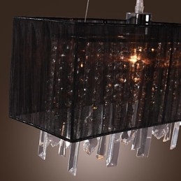 Modern Contemporary Island Crystal Other Metal Pendellampa