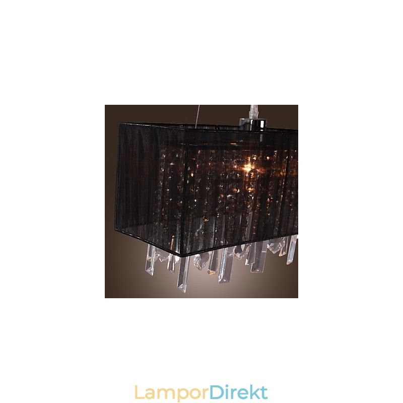 Modern Contemporary Island Crystal Other Metal Pendellampa