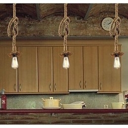 Traditionell Klassisk Rustik Lodge Vintage Country Retro Taklampa