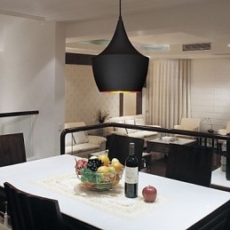 Pendellampa Retro Vintage Tom Dixon Design Svart