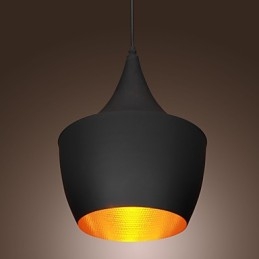 Pendellampa Retro Vintage Tom Dixon Design Svart