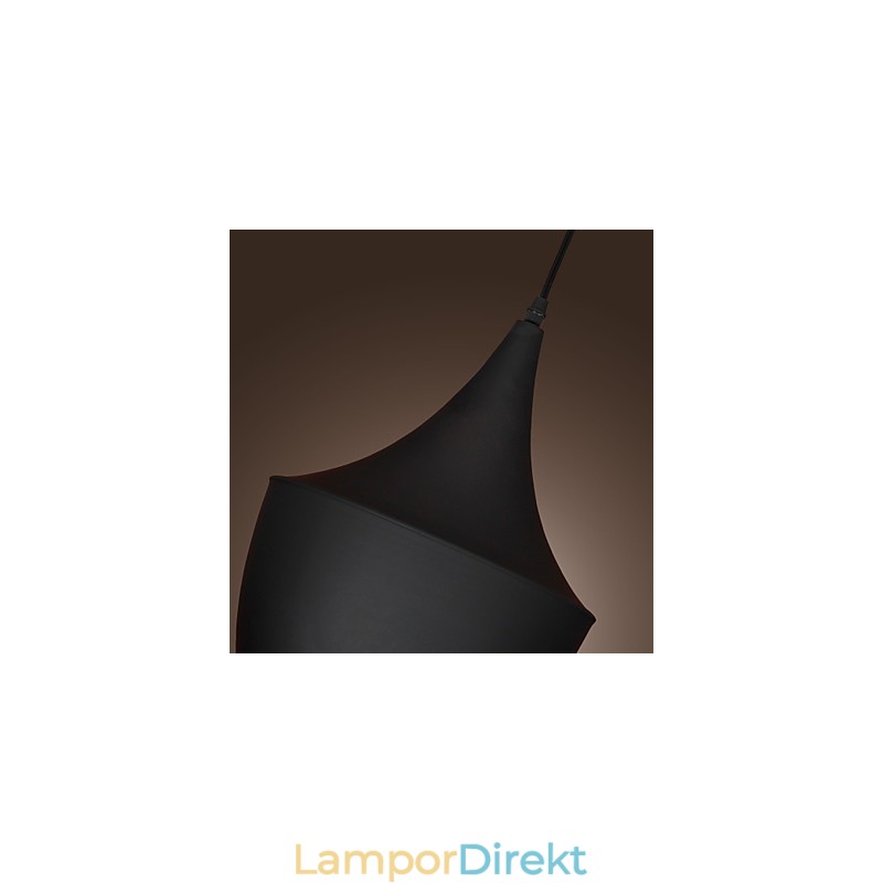 Pendellampa Retro Vintage Tom Dixon Design Svart