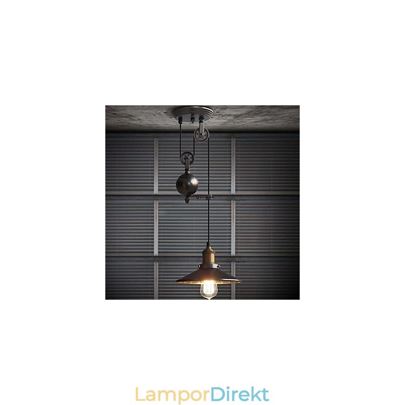 Pendellampor Rustic Lodge Vintage Retro Country Garage Metal