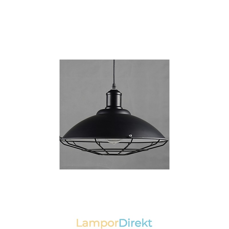 Retro Industriell Taklampa Ljuskrona