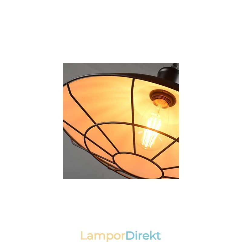 Retro Industriell Taklampa Ljuskrona