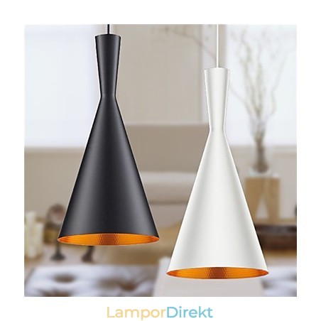 Pendellampa Retro Vintage Tom Dixon Design Svart Vit C Typ Cafe Pendellampor Pendellampa Retro Vintage Tom Dixon Design Svart Vit C Typ Cafe Pendellampor