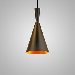 Pendellampa Retro Vintage Tom Dixon Design Svart Vit C Typ Cafe Pendellampor