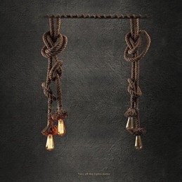 Pendant Lights 2 Lights Industriell Vindrestaurering Av Antika Sätt Är Cafédiskens Kreativa Droppljus