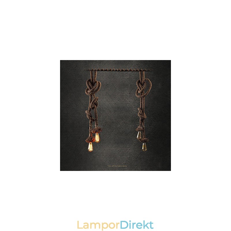 Pendant Lights 2 Lights Industriell Vindrestaurering Av Antika Sätt Är Cafédiskens Kreativa Droppljus