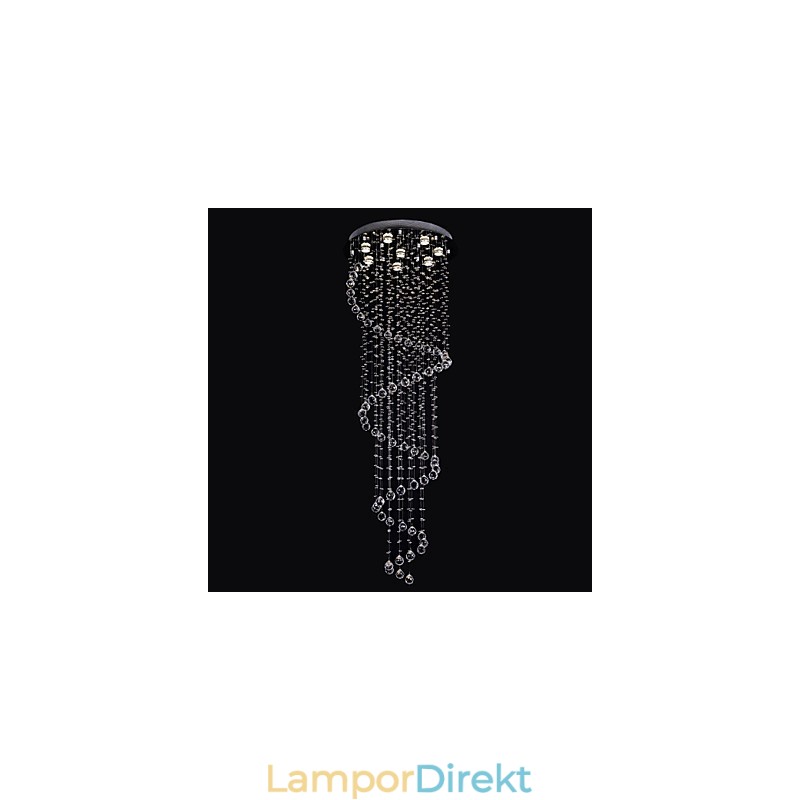 Ljuskrona Lyx Modern Kristall 8 Lampor