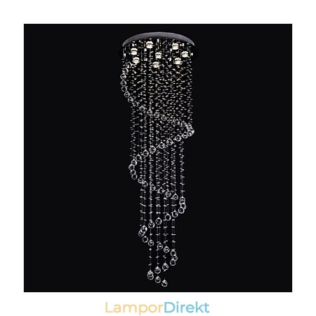Ljuskrona Lyx Modern Kristall 8 Lampor Ljuskrona Lyx Modern Kristall 8 Lampor