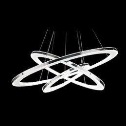 Modern Pendellampa 3 Ringar Pendellampa Akryl