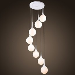 Modern Och Modern Globe Galvaniserad Taklampa