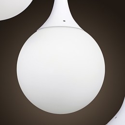 Modern Och Modern Globe Galvaniserad Taklampa
