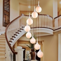 Modern Och Modern Globe Galvaniserad Taklampa