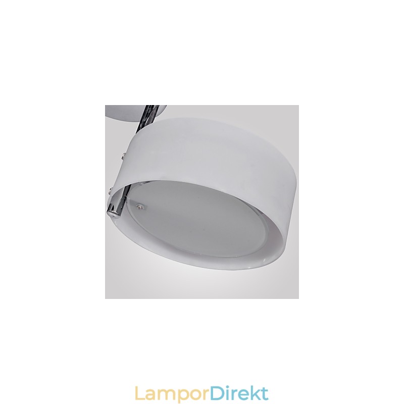 Modern Och Modern Ljuskrona I Krommetall Infällt