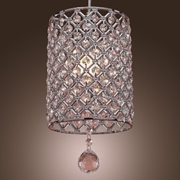 Crystal Drop Pendellampa I Cylinder Style