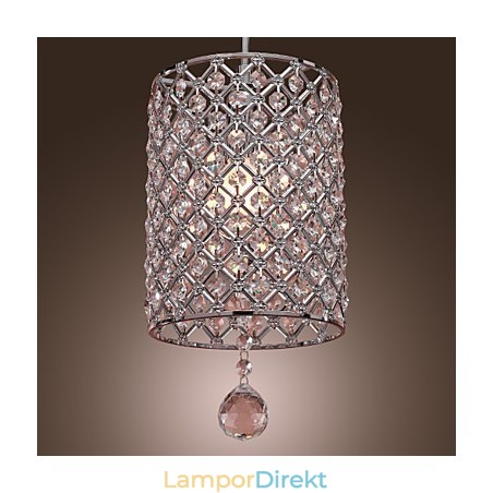 Crystal Drop Pendellampa I Cylinder Style Crystal Drop Pendellampa I Cylinder Style