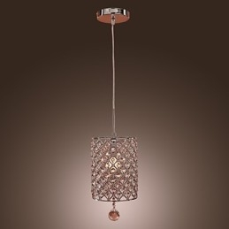 Crystal Drop Pendellampa I Cylinder Style