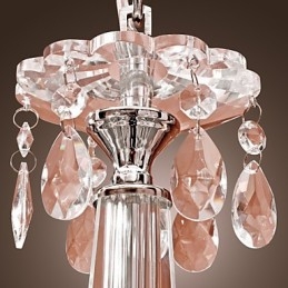 Ljuskrona Kristall Modern 2 Tiers Living 12 Lights