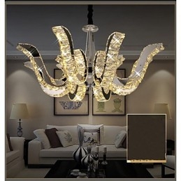 Kristalllampa Modern Lyxljus Kristall Pendellampa
