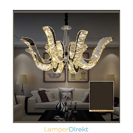 Kristalllampa Modern Lyxljus Kristall Pendellampa Kristalllampa Modern Lyxljus Kristall Pendellampa