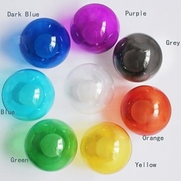 Modern Bubble Globe Färgat Glas Taklampa Med 19 Lampor