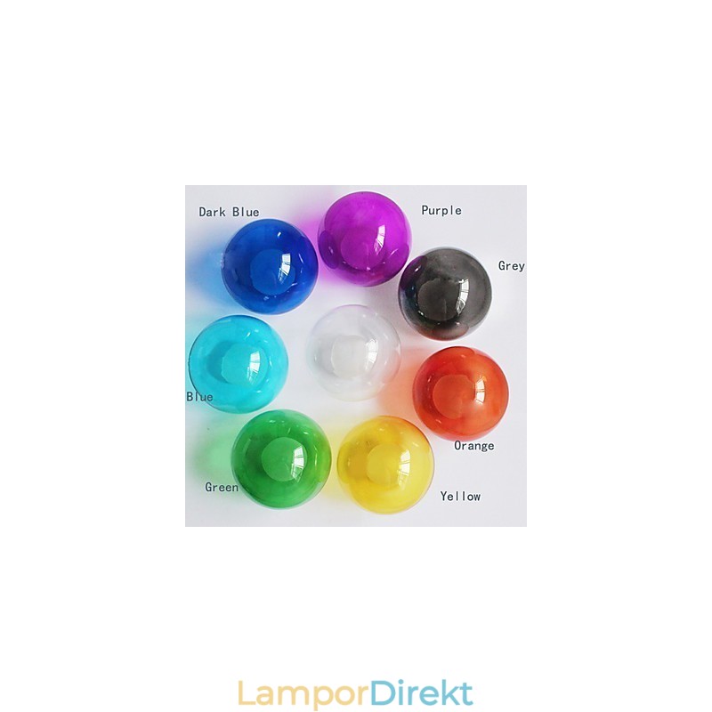 Modern Bubble Globe Färgat Glas Taklampa Med 19 Lampor