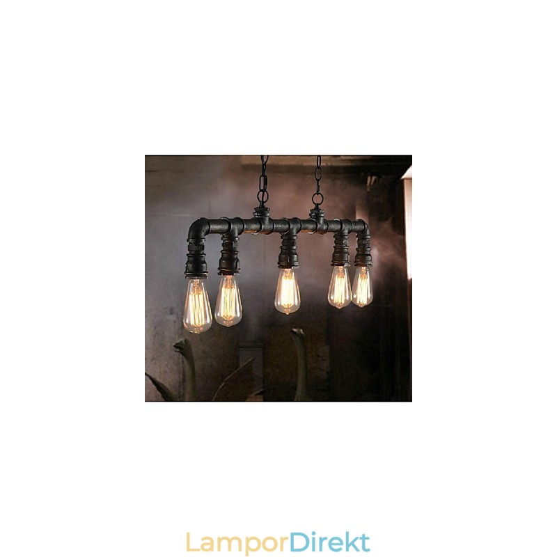 Traditionell Klassisk Vintage Lykta Land Retro Mini Stil Målning Metall Hängande Ljus Matsal