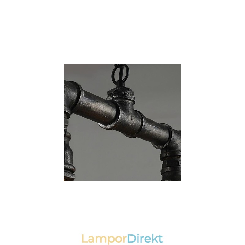 Traditionell Klassisk Vintage Lykta Land Retro Mini Stil Målning Metall Hängande Ljus Matsal