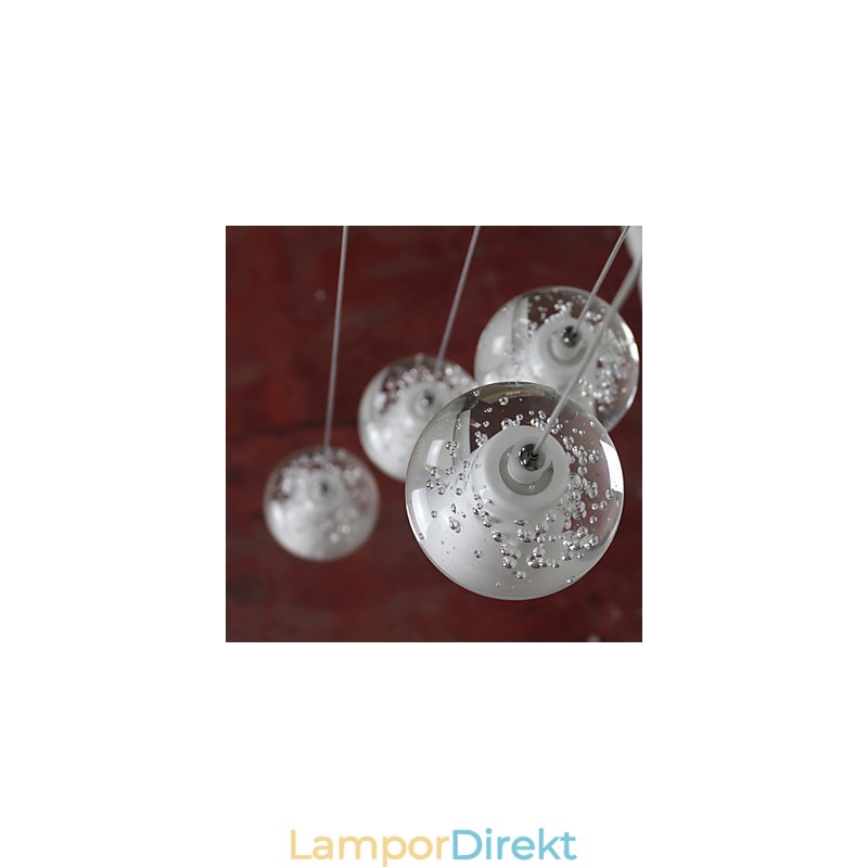 Modern Pendellampa Pendellampa Lights G4 Retroifit Chrome Plating Crystal För Trappljus