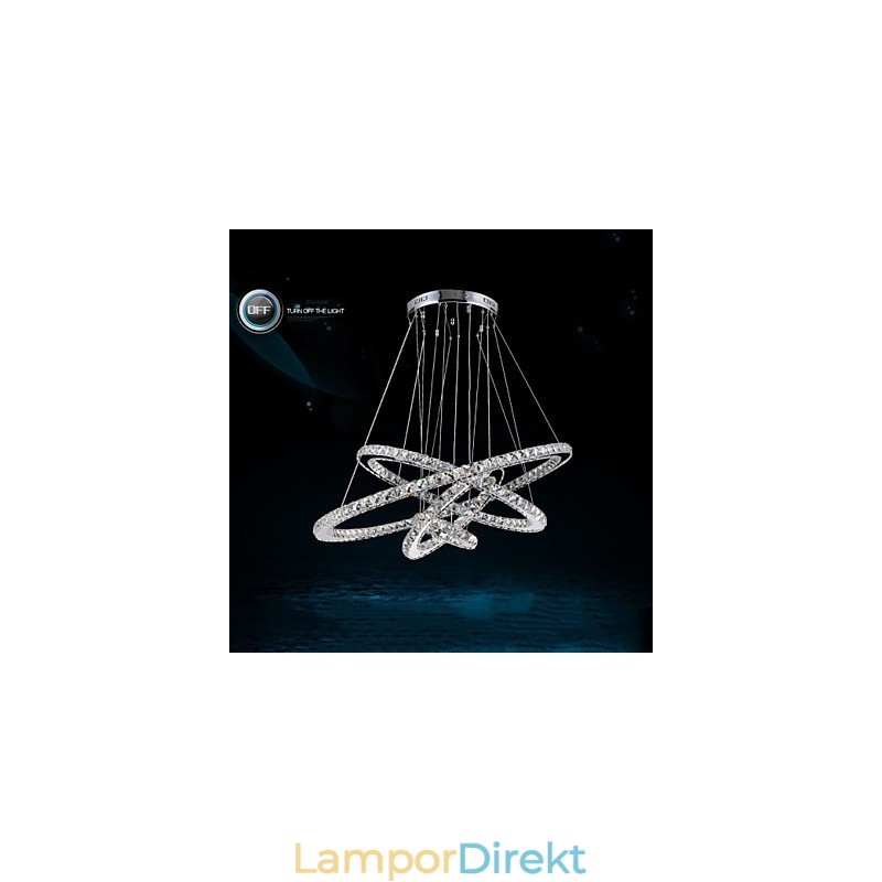 Modern Taklampa Klar Kristall Tak Ljuskrona Belysningslampa Med D100Cm+D80Cm+D60Cm+D40Cm