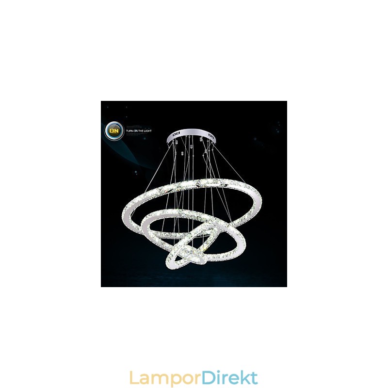 Modern Taklampa Klar Kristall Tak Ljuskrona Belysningslampa Med D100Cm+D80Cm+D60Cm+D40Cm