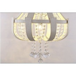 Post Modern Lyx Leather Crystal Creative Lron Ljuskrona