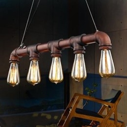 American Country Industrial Veranda Loft Conduit Droplight