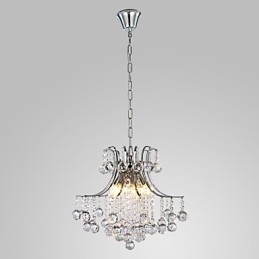 Pendellampa Lyx Modern Crystal Living 6 Lampor