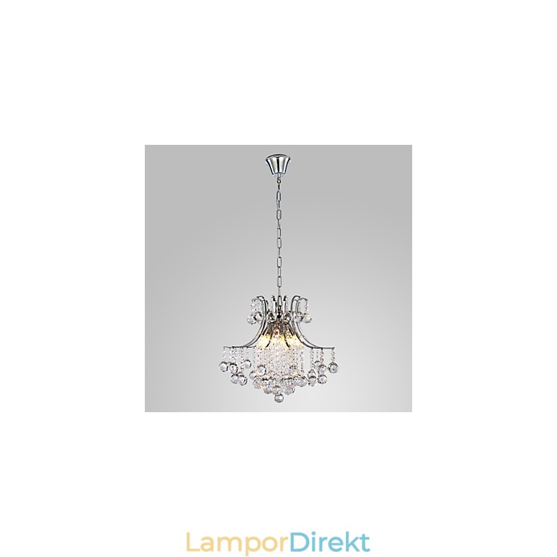 Pendellampa Lyx Modern Crystal Living 6 Lampor