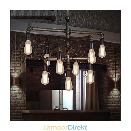 Traditionell Klassisk Vintage Retro Lykta Landmålning Metall Taklampa Traditionell Klassisk Vintage Retro Lykta Landmålning Metall Taklampa