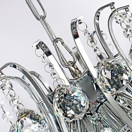 Pendellampa Lyx Modern Crystal Living 6 Lampor
