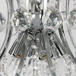 Pendellampa Lyx Modern Crystal Living 6 Lampor