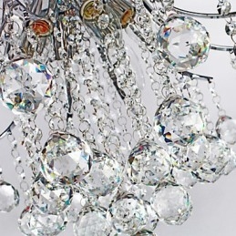 Pendellampa Lyx Modern Crystal Living 6 Lampor