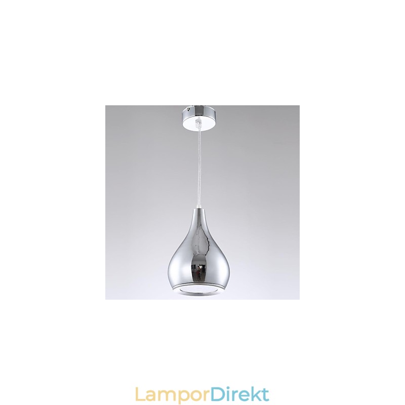 Modern Och Modern Globe Galvaniserad Metall Taklampa