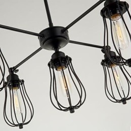 American Industrial Restoring Ancient Ways Smidesjärn Grapefruit 5 Head Droplight