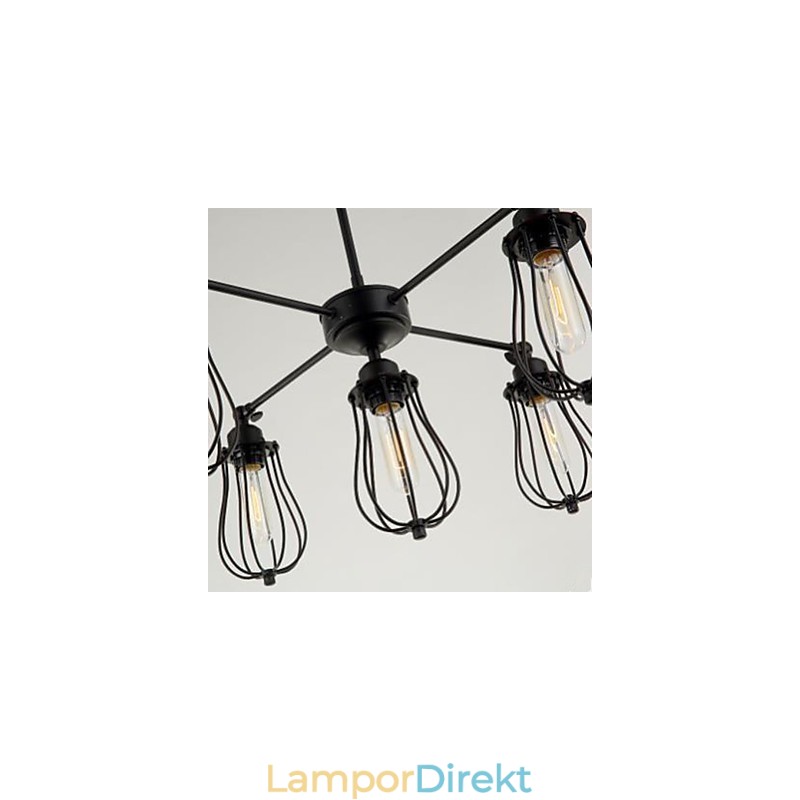 American Industrial Restoring Ancient Ways Smidesjärn Grapefruit 5 Head Droplight