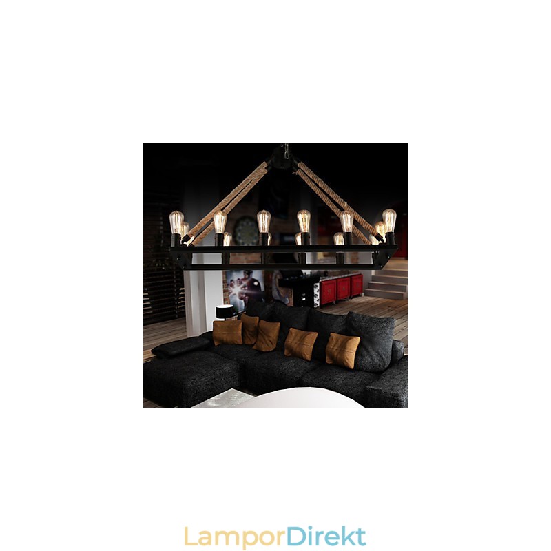 Country Designers Painting Metal Pendel Light