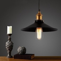 Europeisk Stil Retro Klassisk Taklampa Konst Droplight Ge Glödlampa Diameter 30 Cm