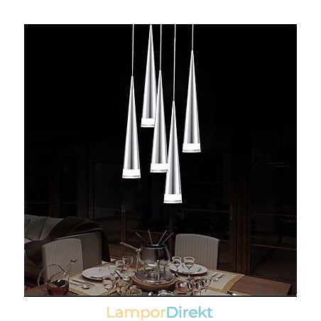 Modern Och Modern Taklampa I Krommetall