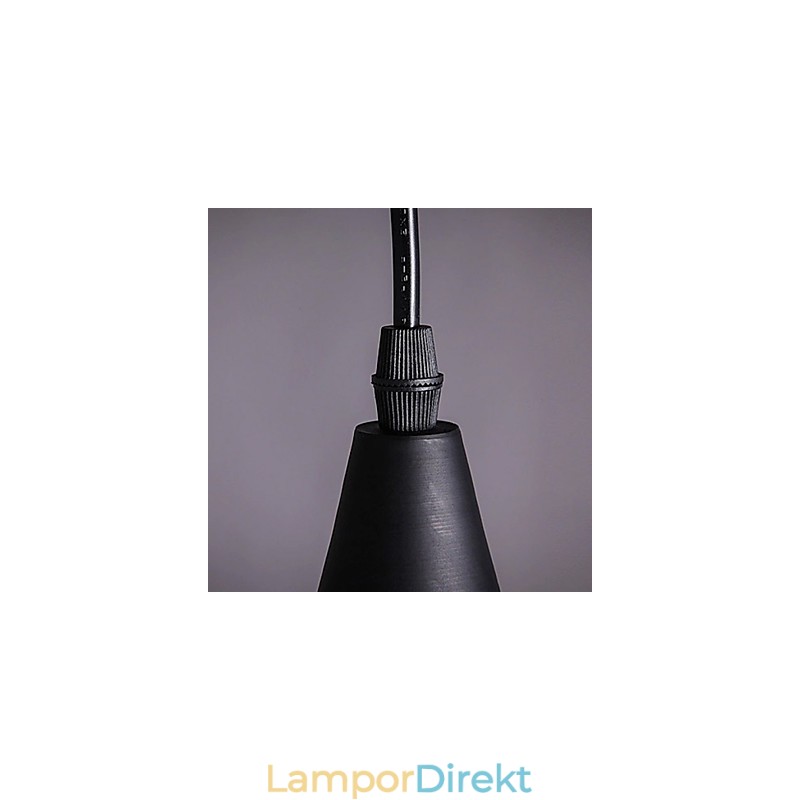 Strömlinjeformad Taklampa I Svart